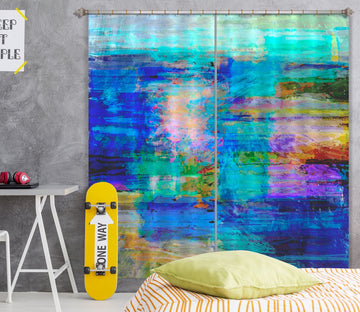 3D Tranquil Sea 209 Michael Tienhaara Curtain Curtains Drapes Curtains AJ Creativity Home 
