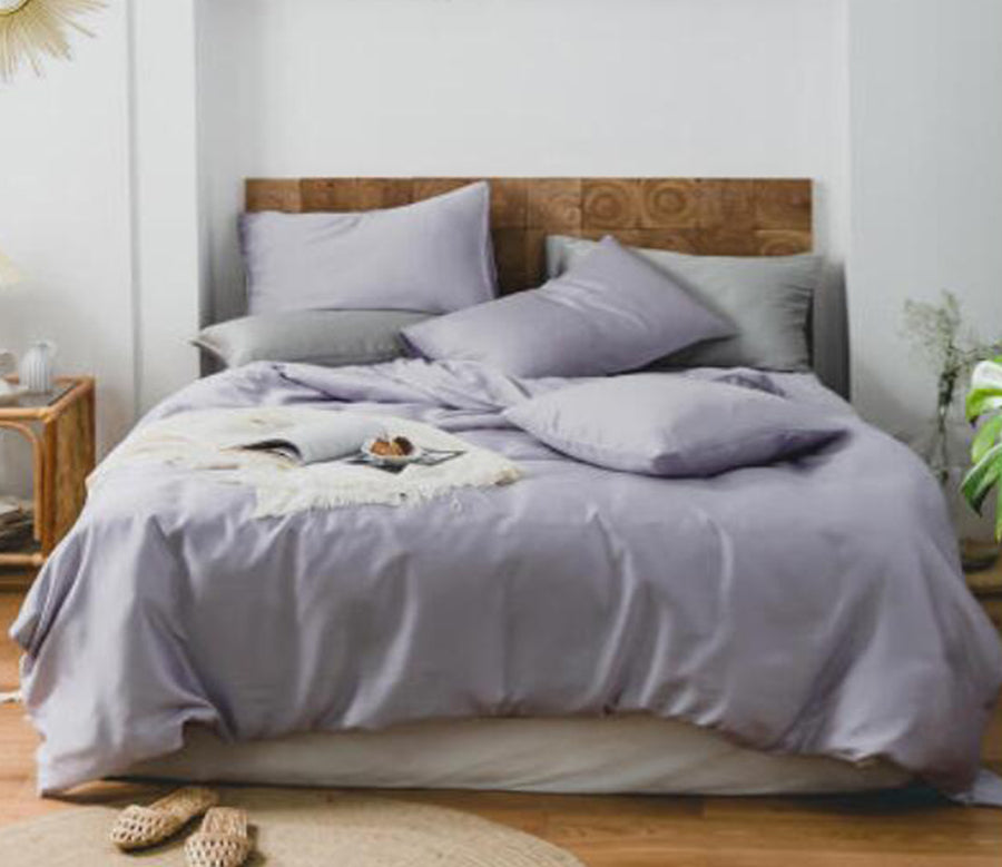 3D Grayish Purple 20051 Bed Pillowcases Quilt
