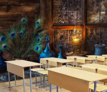 3D peacock feathers with lights 06 Wall Murals Wallpaper AJ Wallpaper 2 