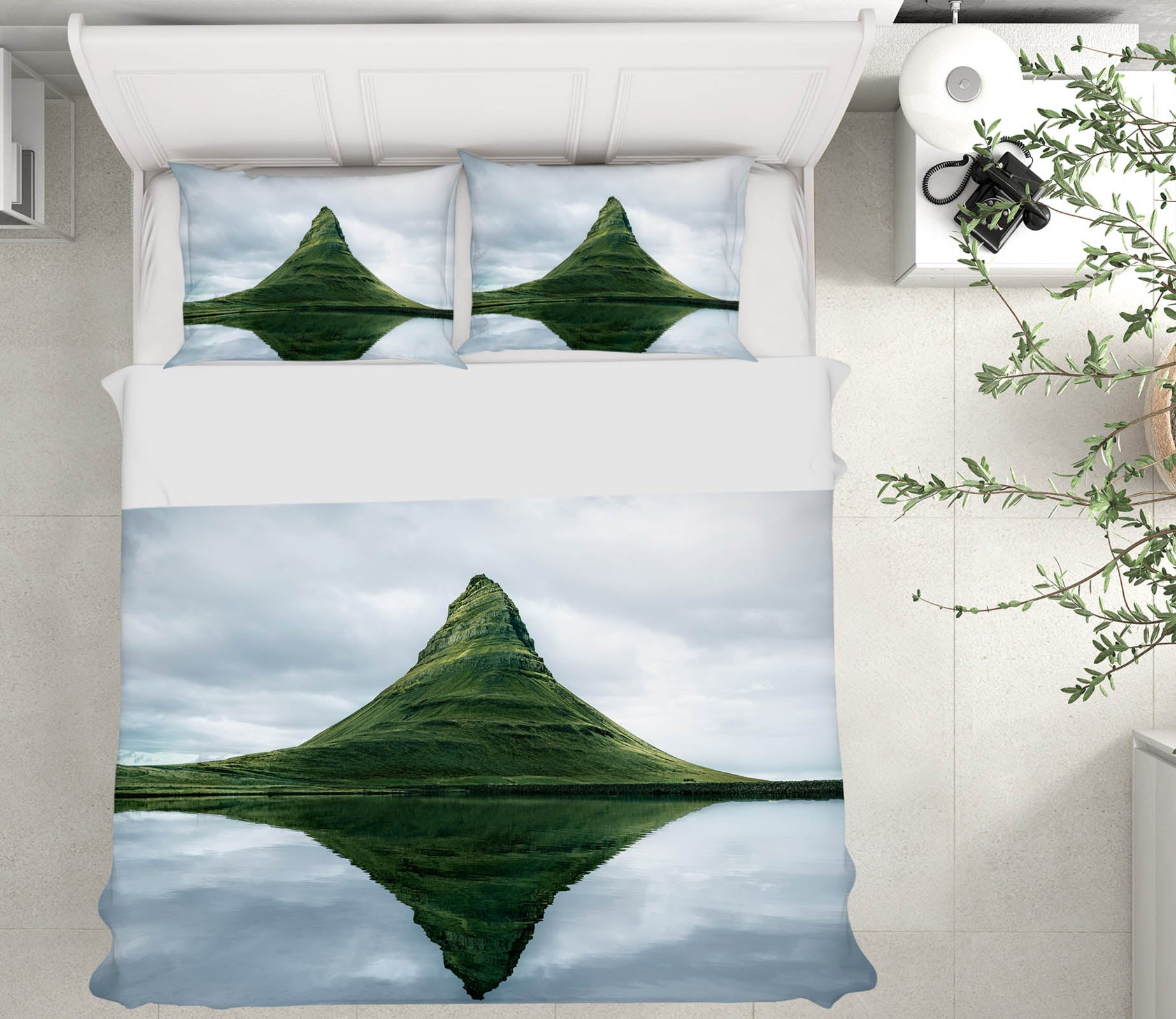 3D Island Hill 074 Marco Carmassi Bedding Bed Pillowcases Quilt
