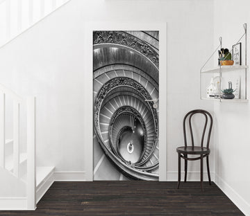 3D Spiral Staircase 101167 Assaf Frank Door Mural