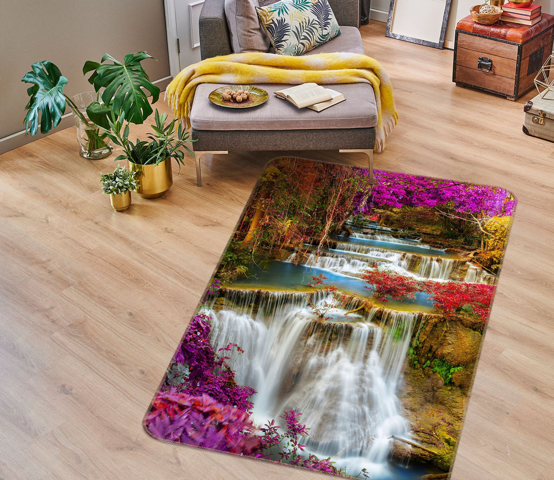 3D Stone Torrent 26149 Non Slip Rug Mat