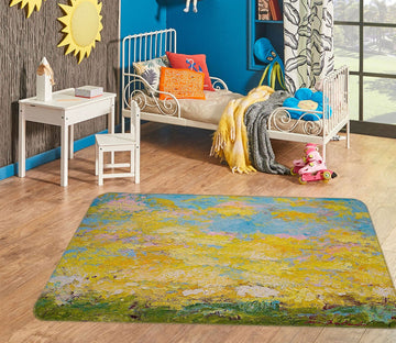 3D Golden Clouds 1058 Allan P. Friedlander Rug Non Slip Rug Mat Mat AJ Creativity Home 