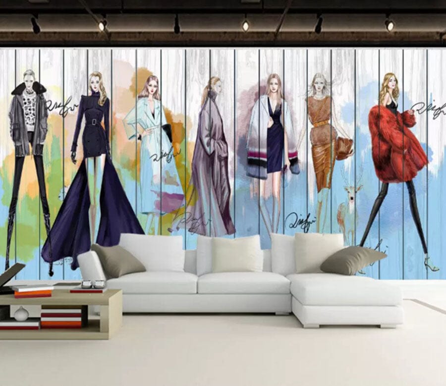 3D Fashion Clothes 2120 Wall Murals Wallpaper AJ Wallpaper 2 