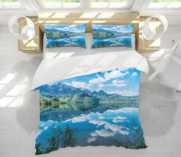 3D Sky Lake 60089 Bed Pillowcases Quilt