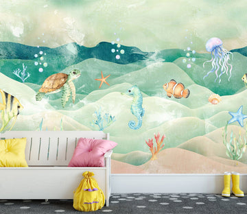 3D Undersea Animals 1435 Wall Murals Wallpaper AJ Wallpaper 2 