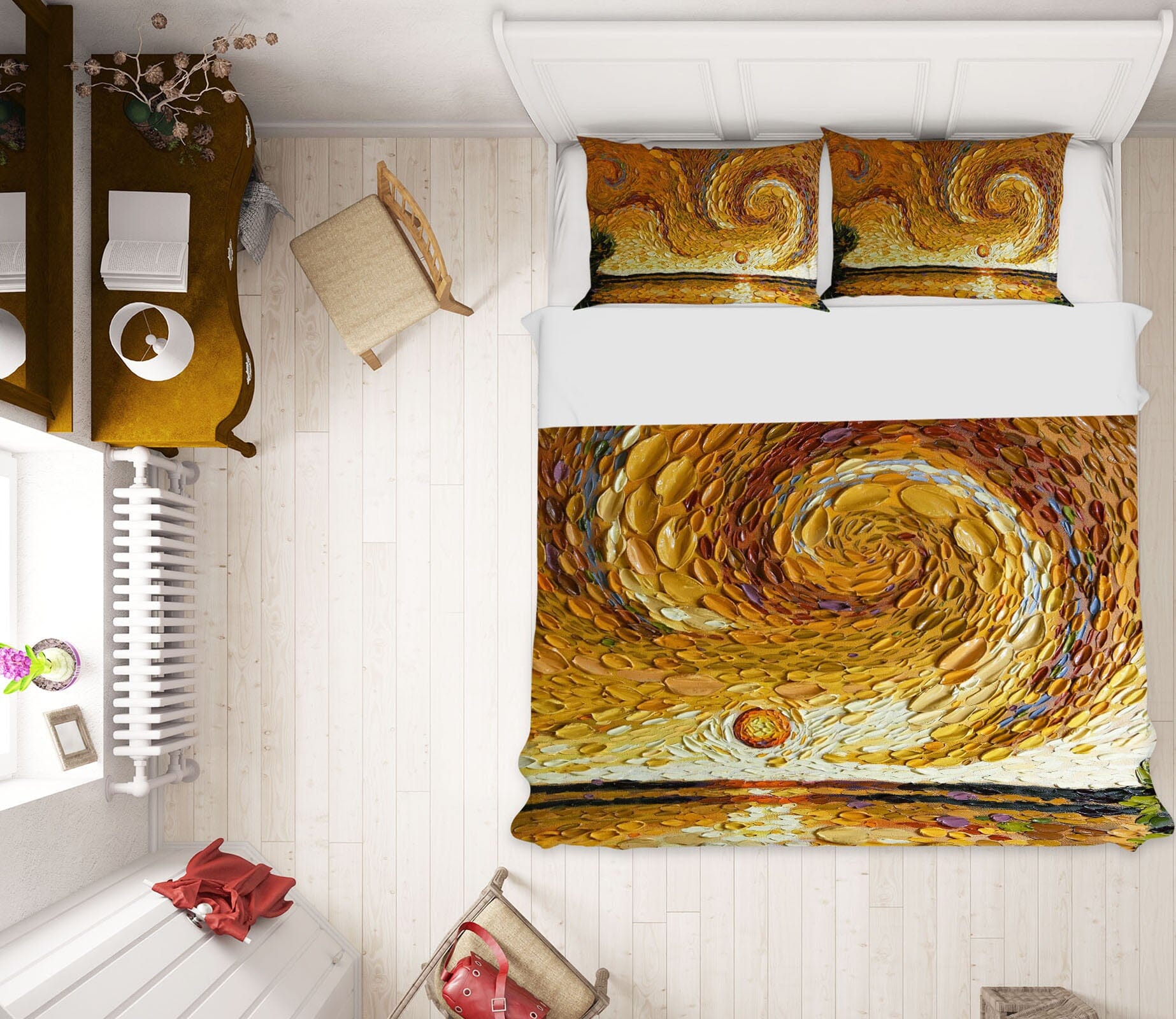 3D Shell Vortex 2112 Dena Tollefson bedding Bed Pillowcases Quilt Quiet Covers AJ Creativity Home 