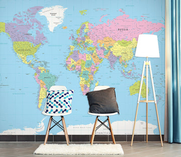 3D Map 58191 Wall Murals