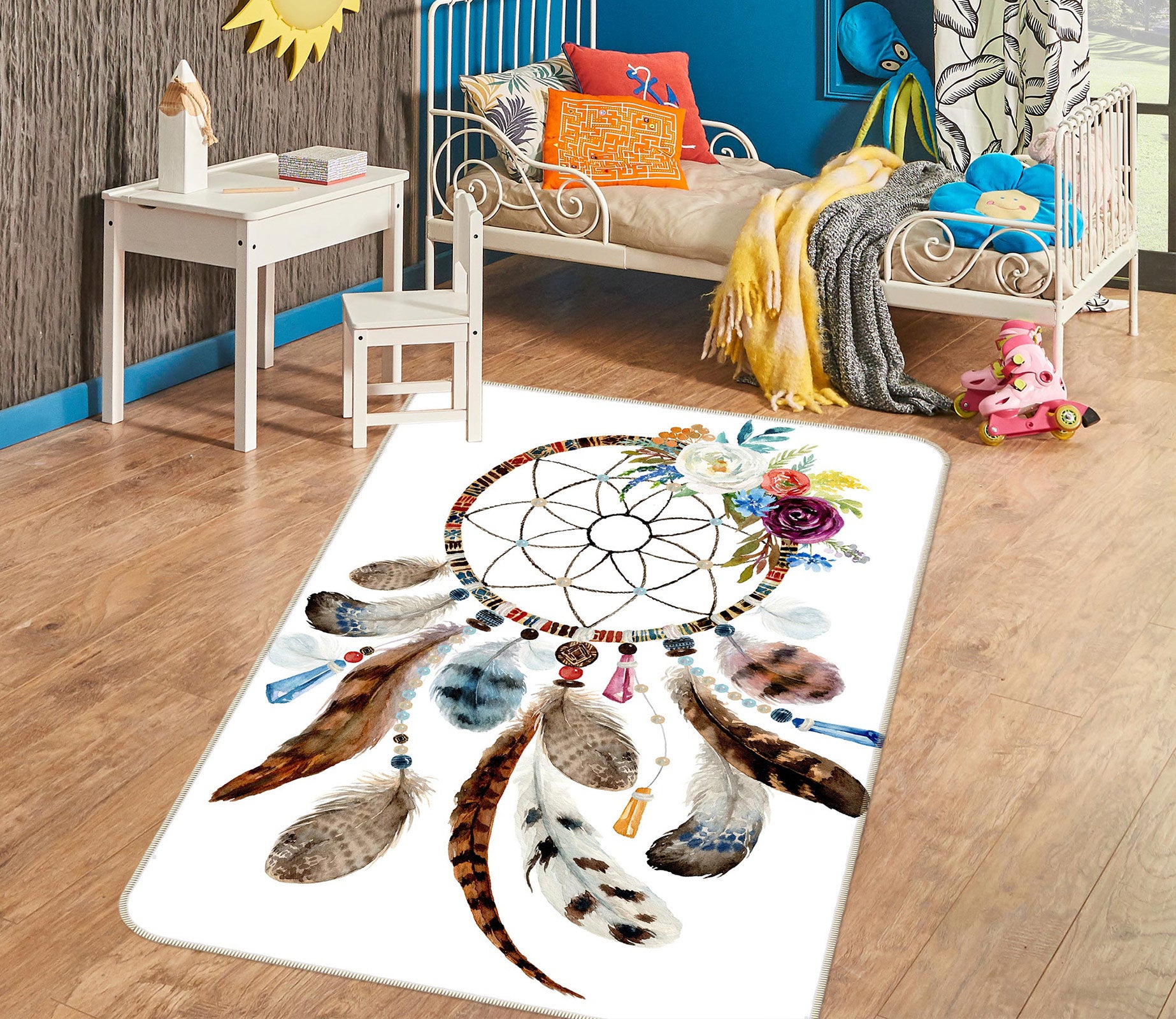 3D Dreamcatcher 37131 Non Slip Rug Mat