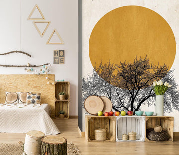 3D Twig Moon 1428 Boris Draschoff Wall Mural Wall Murals Wallpaper AJ Wallpaper 2 