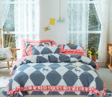 3D Diamond 17170 Bed Pillowcases Quilt