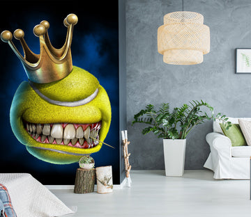 3D Crown Teeth Tennis 5012 Tom Wood Wall Mural Wall Murals
