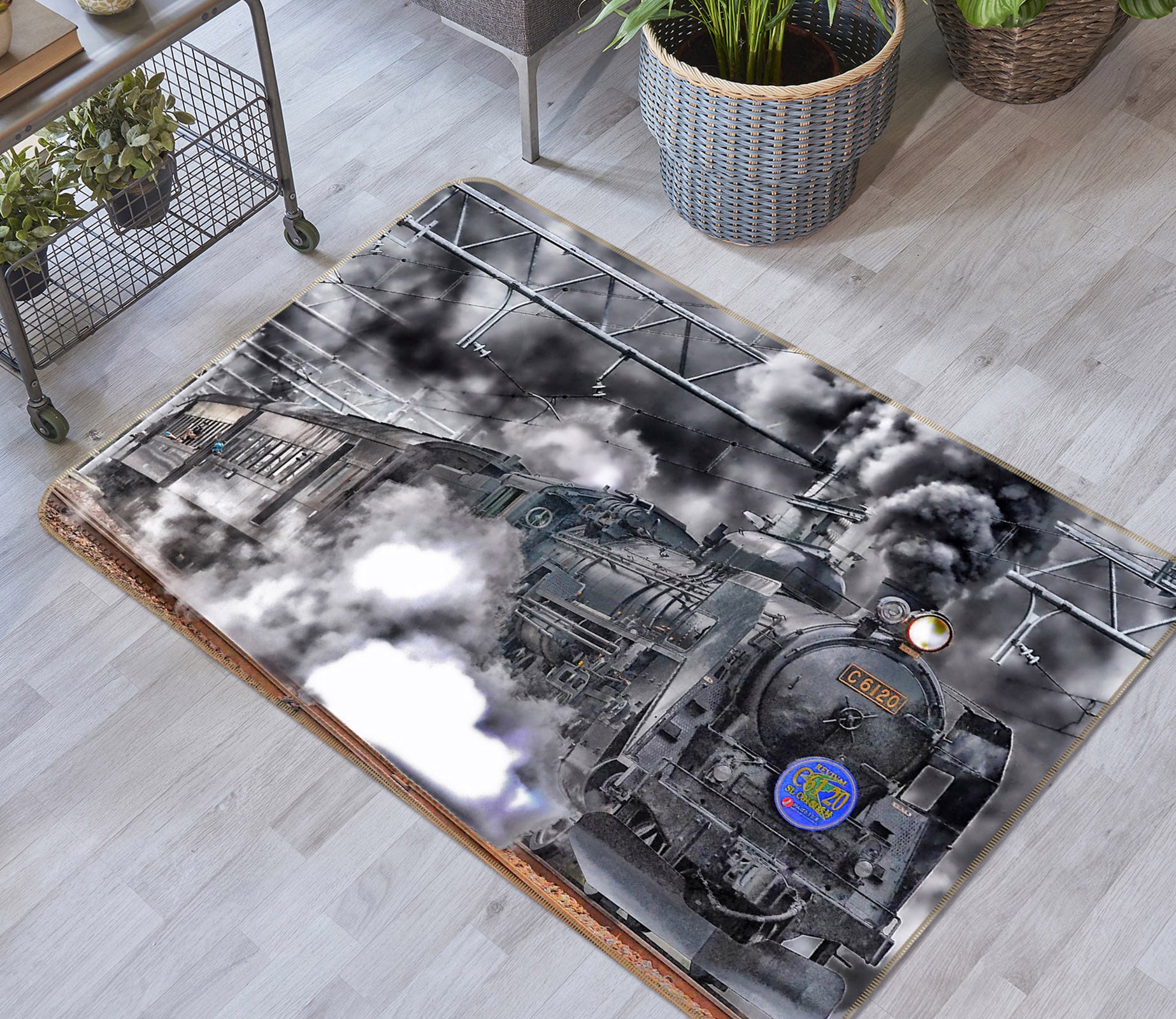 3D Train 38225 Vehicle Non Slip Rug Mat