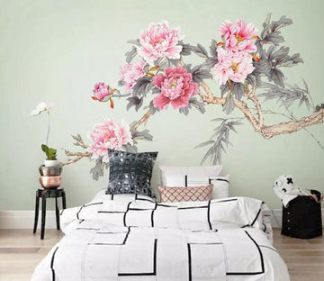 3D Beautiful Peony 2368 Wall Murals Wallpaper AJ Wallpaper 2 