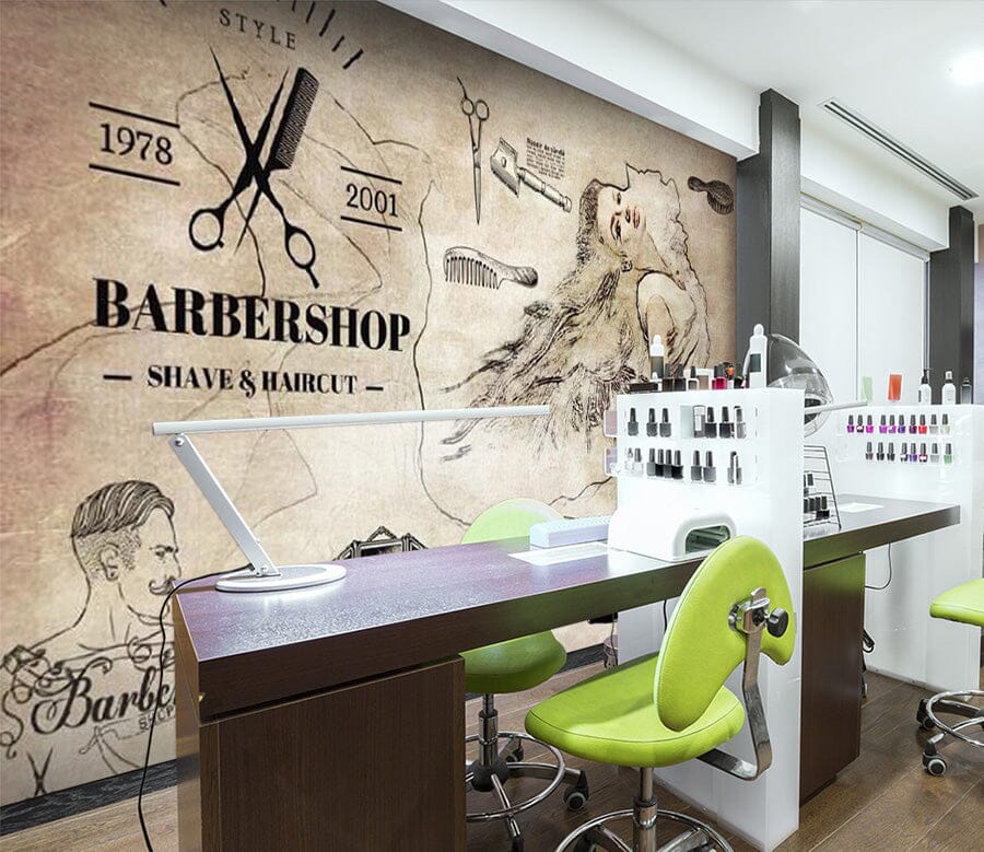 3D Black Scissors 1501 Wall Murals Wallpaper AJ Wallpaper 2 