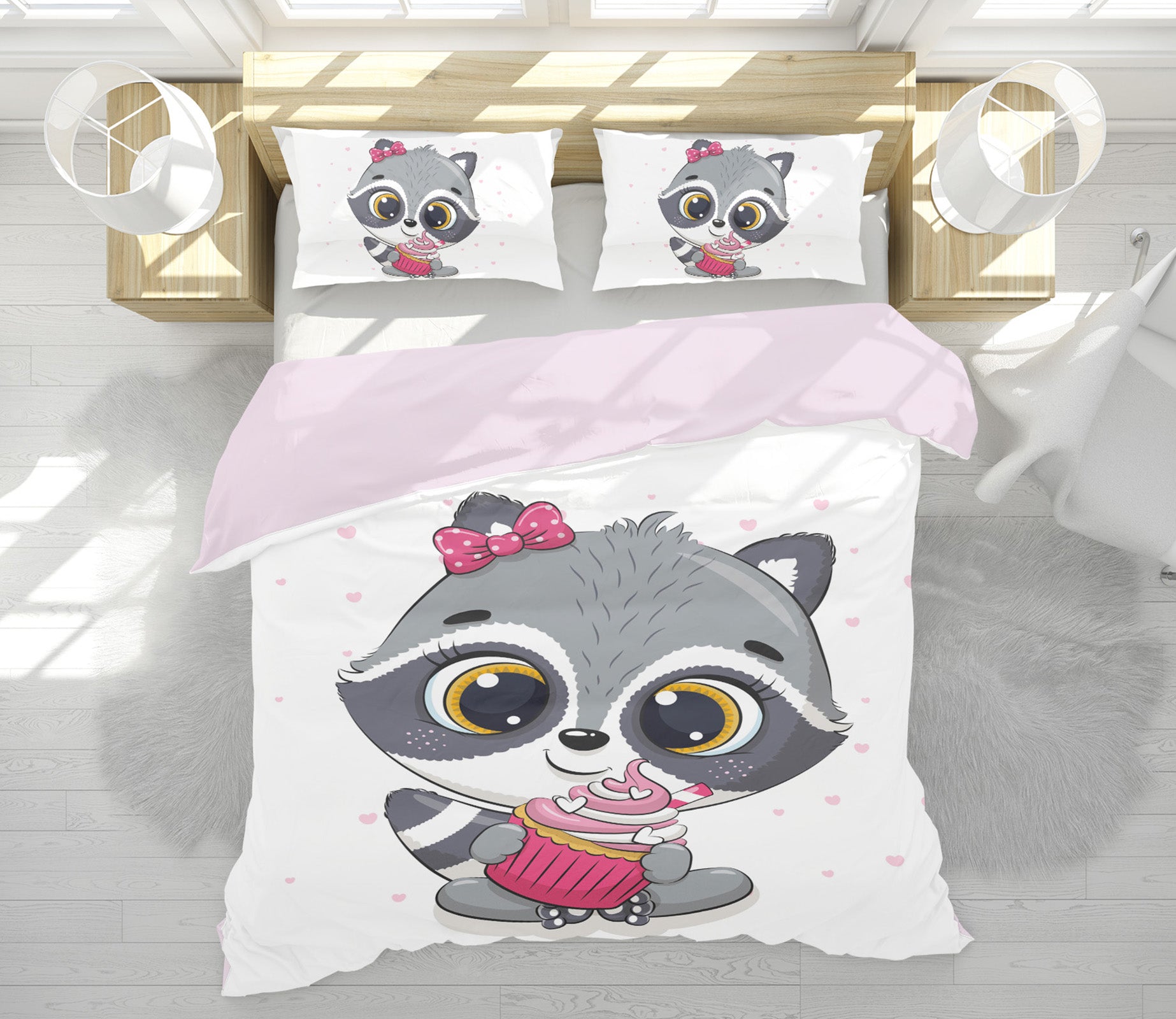 3D Civet Cat 58212 Bed Pillowcases Quilt