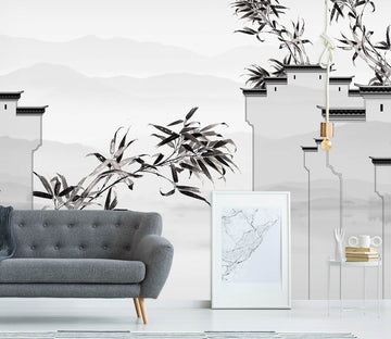 3D Black Bamboo Forest 1596 Wall Murals Wallpaper AJ Wallpaper 2 