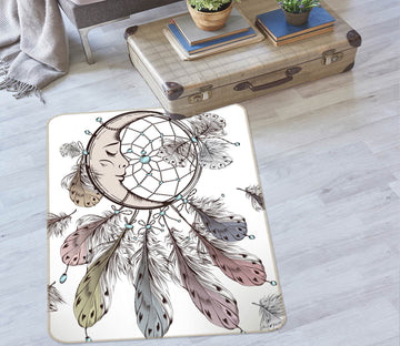 3D Moon Dream Catcher 37115 Non Slip Rug Mat