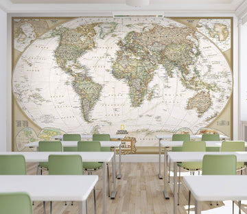 3D World Map 016 Wall Murals Wallpaper AJ Wallpaper 2 