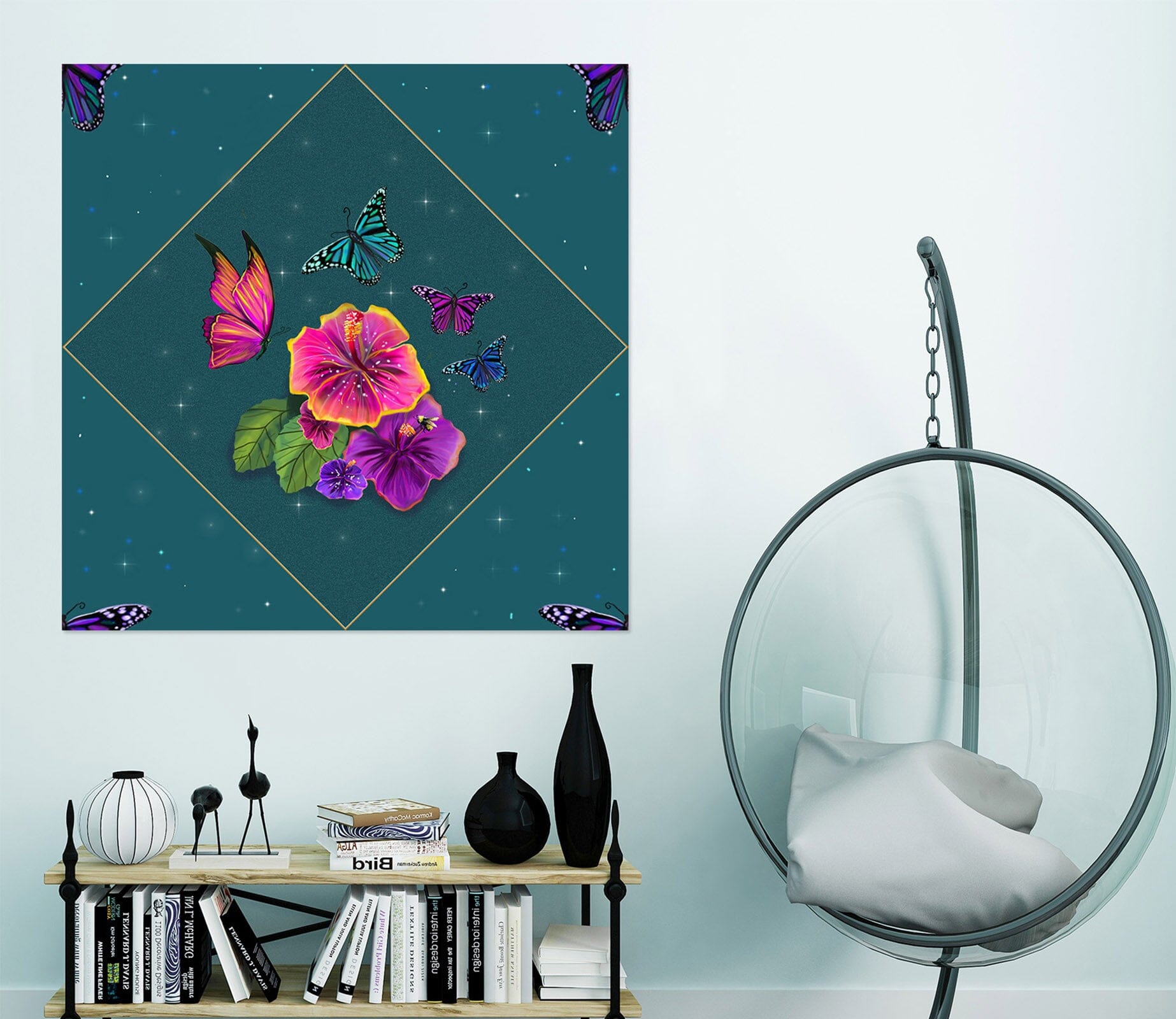 3D Magic Flower 118 Rose Catherine Khan Wall Sticker Wallpaper AJ Wallpaper 2 