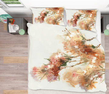 3D Pink Flower 2003 Anne Farrall Doyle Bedding Bed Pillowcases Quilt Quiet Covers AJ Creativity Home 