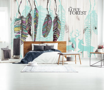 3D Colored Leaves 1455 Wall Murals Wallpaper AJ Wallpaper 2 