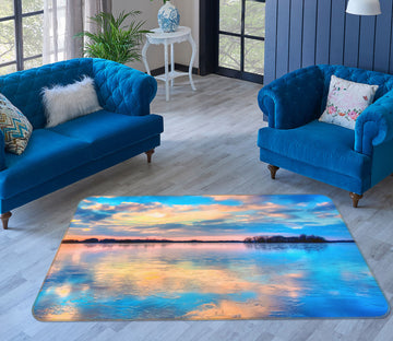 3D Sky Reflection 27135 Non Slip Rug Mat