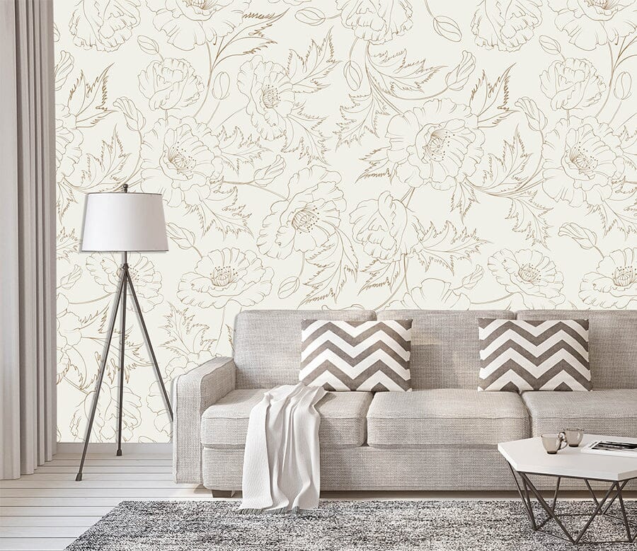 3D Leaves Pattern 314 Wallpaper AJ Wallpaper 2 