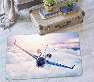 3D Clouds Aircraft 42073 Vehicle Non Slip Rug Mat