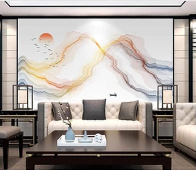 3D Color Wave 1666 Wall Murals Wallpaper AJ Wallpaper 2 