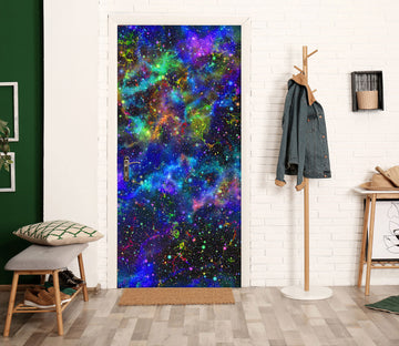 3D Starry Sky 24122 Door Mural