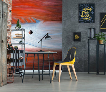 3D White Red Pattern 11125 Matthew Holden Bates Wall Mural Wall Murals