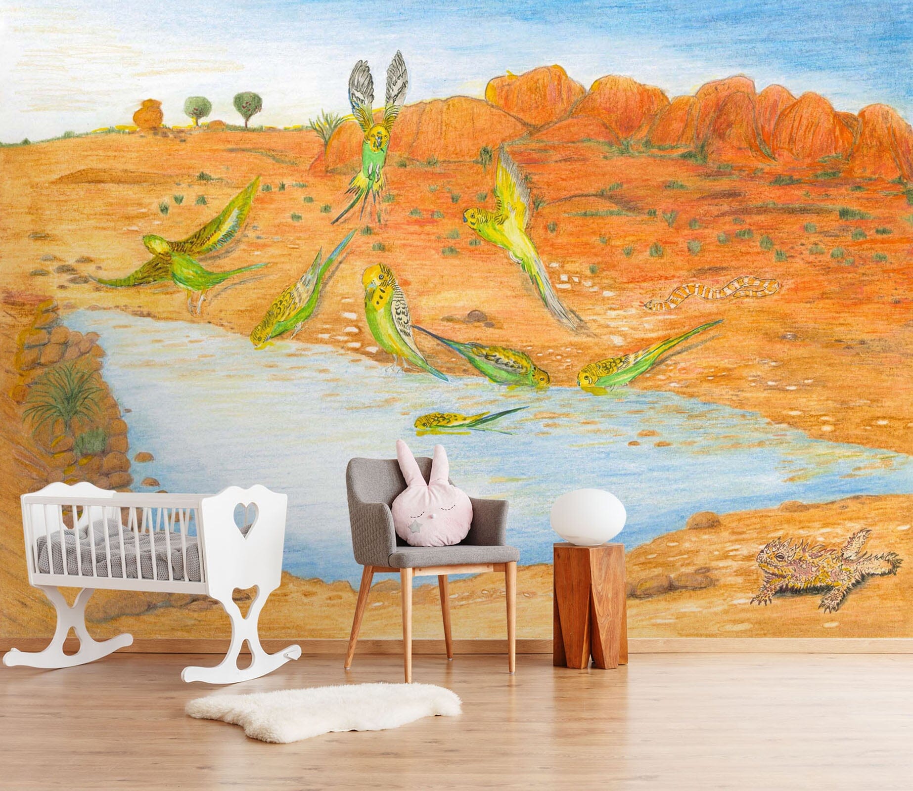 3D Painted Desert 1402 Michael Sewell Wall Mural Wall Murals Wallpaper AJ Wallpaper 2 