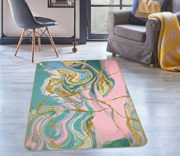 3D Pattern Lines 30107 Non Slip Rug Mat