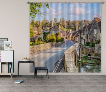 3D Rural Roads 6382 Assaf Frank Curtain Curtains Drapes