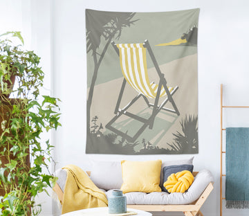 3D Beach Chair 5347 Steve Read Tapestry Hanging Cloth Hang