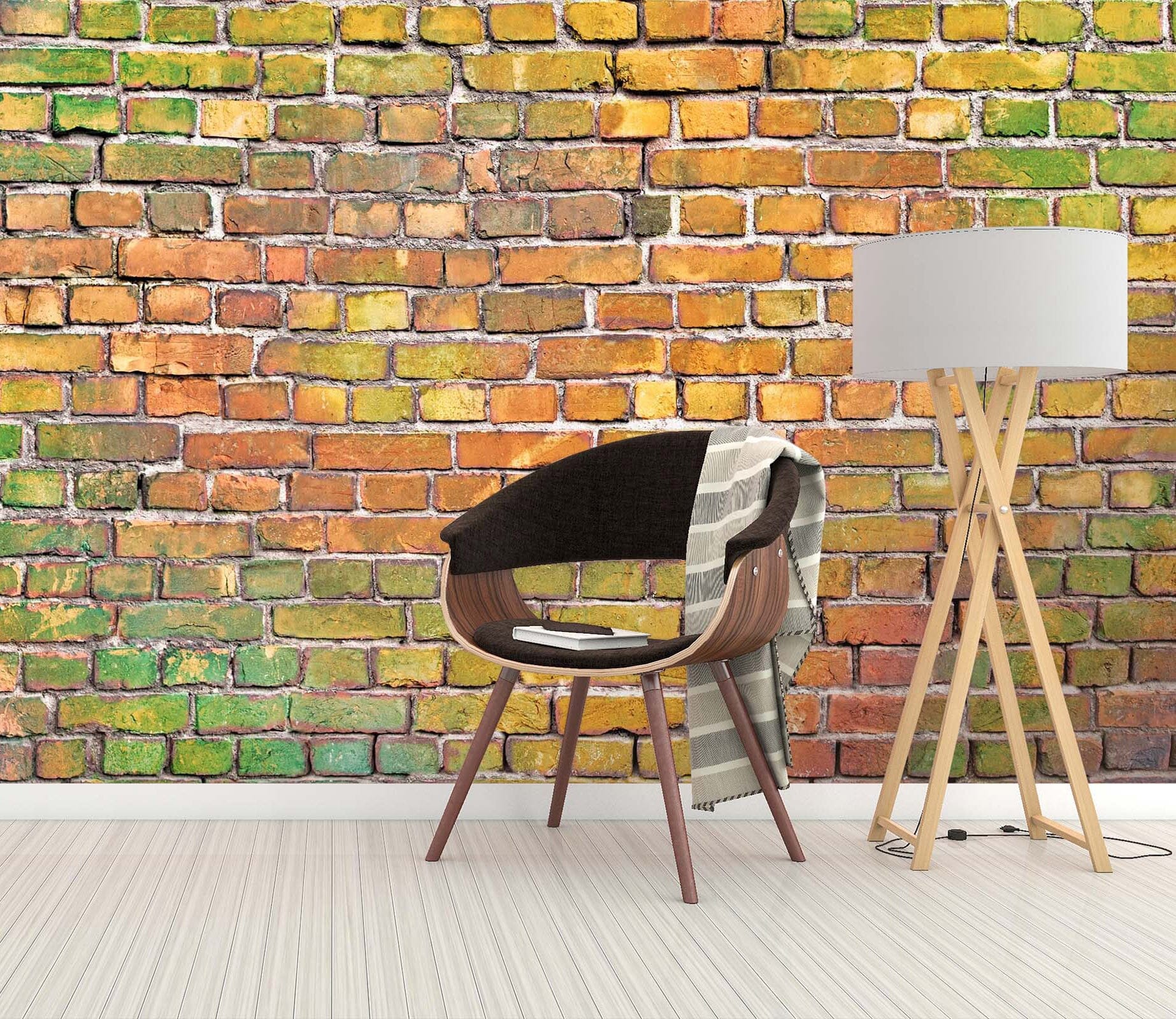 3D Colored Brick Wall 108 Wall Murals Wallpaper AJ Wallpaper 2 