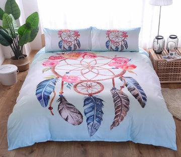3D Flower Dream Catcher 5061 Bed Pillowcases Quilt