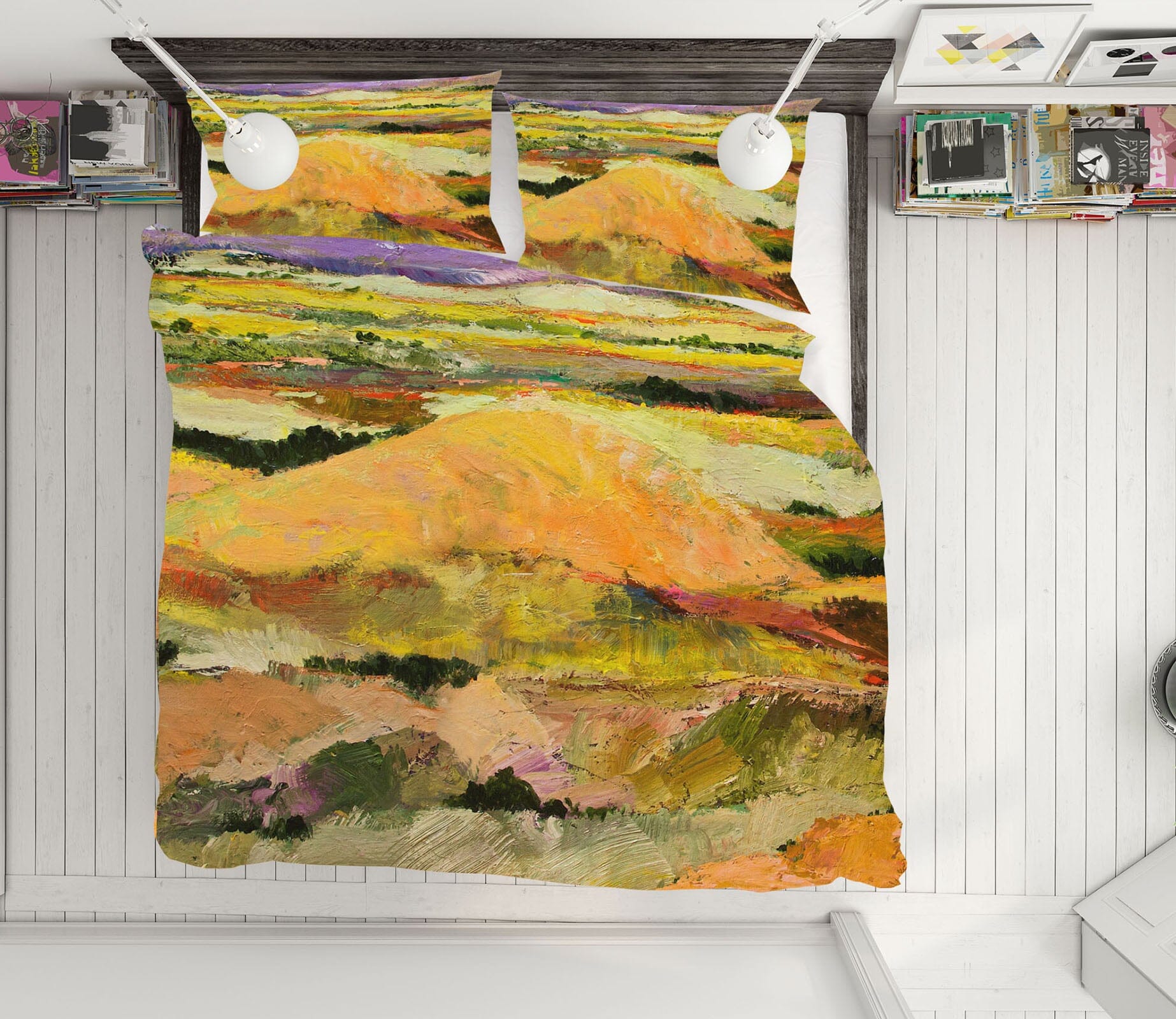 3D Painted Valley 110 Allan P. Friedlander Bedding Bed Pillowcases Quilt Quiet Covers AJ Creativity Home 