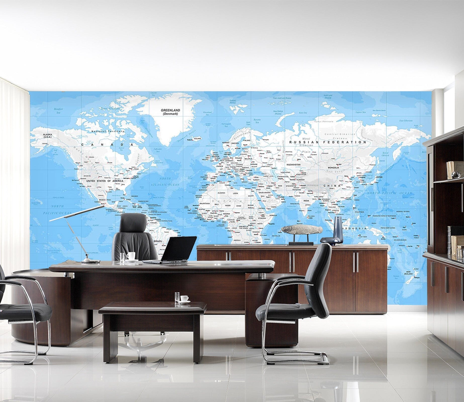 3D White Pattern 2126 World Map Wall Murals Wallpaper AJ Wallpaper 2 
