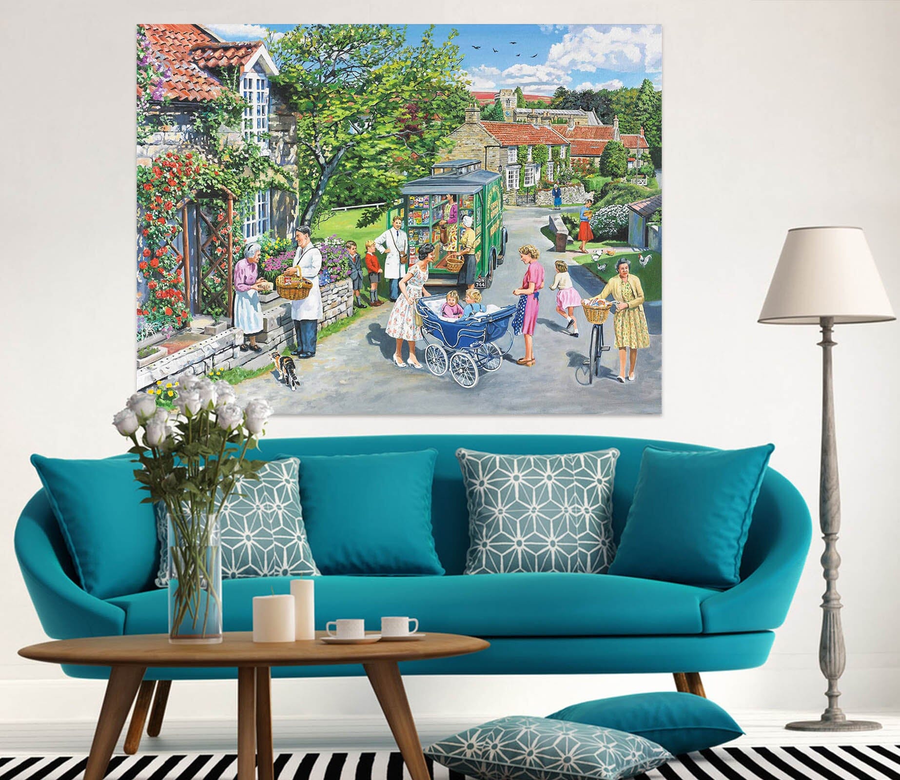 3D The Mobile Shop 071 Trevor Mitchell Wall Sticker Wallpaper AJ Wallpaper 2 