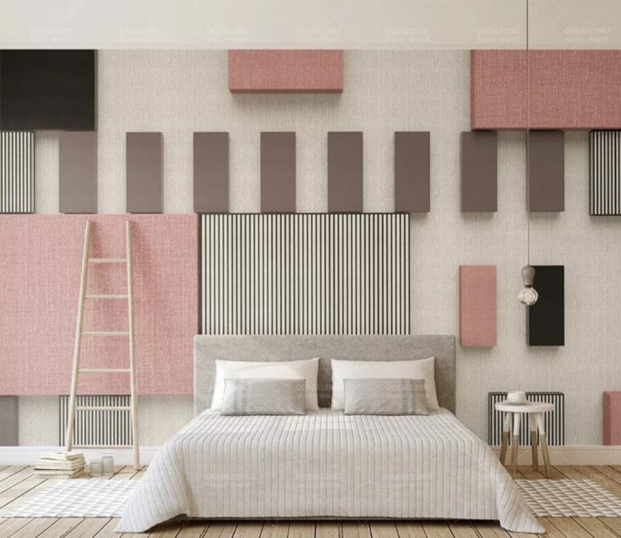 3D Color Geometry WC111 Wall Murals Wallpaper AJ Wallpaper 2 