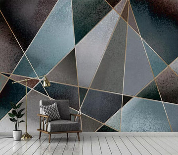 3D Dark Triangle 2512 Wall Murals Wallpaper AJ Wallpaper 2 
