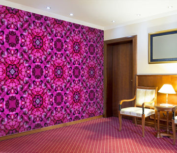 3D Purple Geometric Pattern 1408 Shandra Smith Wall Mural Wall Murals Wallpaper AJ Wallpaper 2 