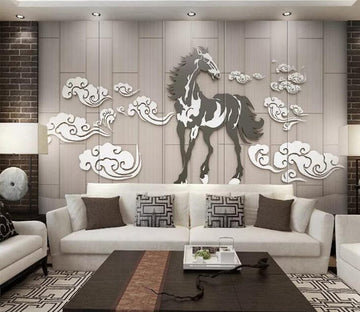 3D Dark Horse WC179 Wall Murals Wallpaper AJ Wallpaper 2 