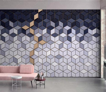 3D Geometric Patchwork WC202 Wall Murals Wallpaper AJ Wallpaper 2 