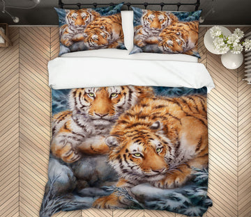 3D Forest Tiger 5894 Kayomi Harai Bedding Bed Pillowcases Quilt Cover Duvet Cover
