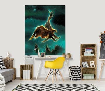 3D Eagle Galaxy 035 Vincent Hie Wall Sticker Wallpaper AJ Wallpaper 2 