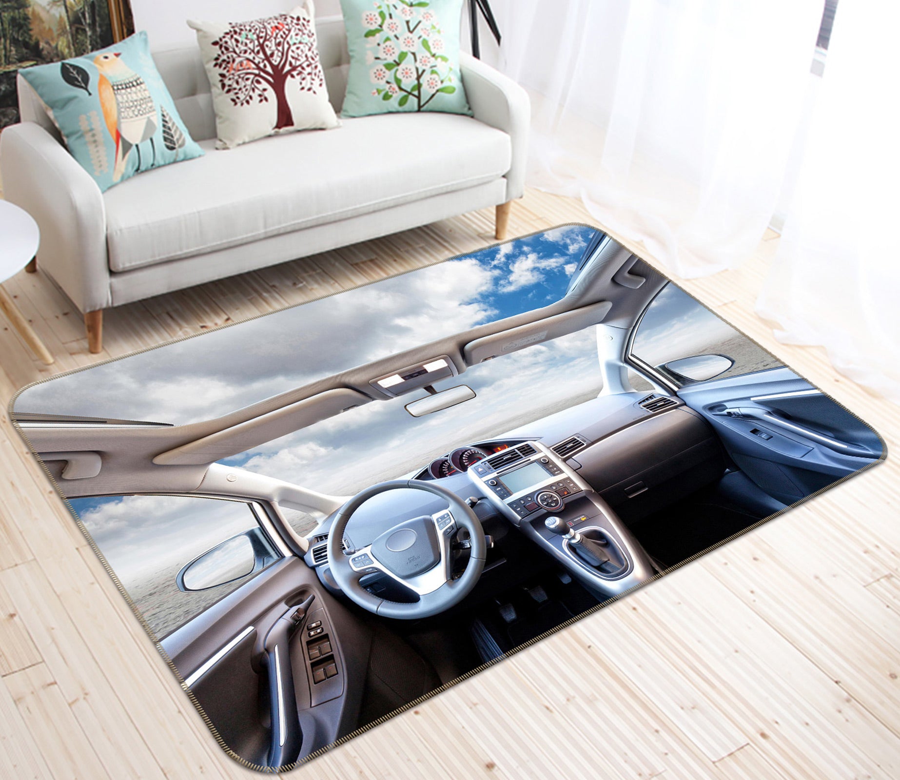 3D Automotive Interior 67205 Vehicle Non Slip Rug Mat