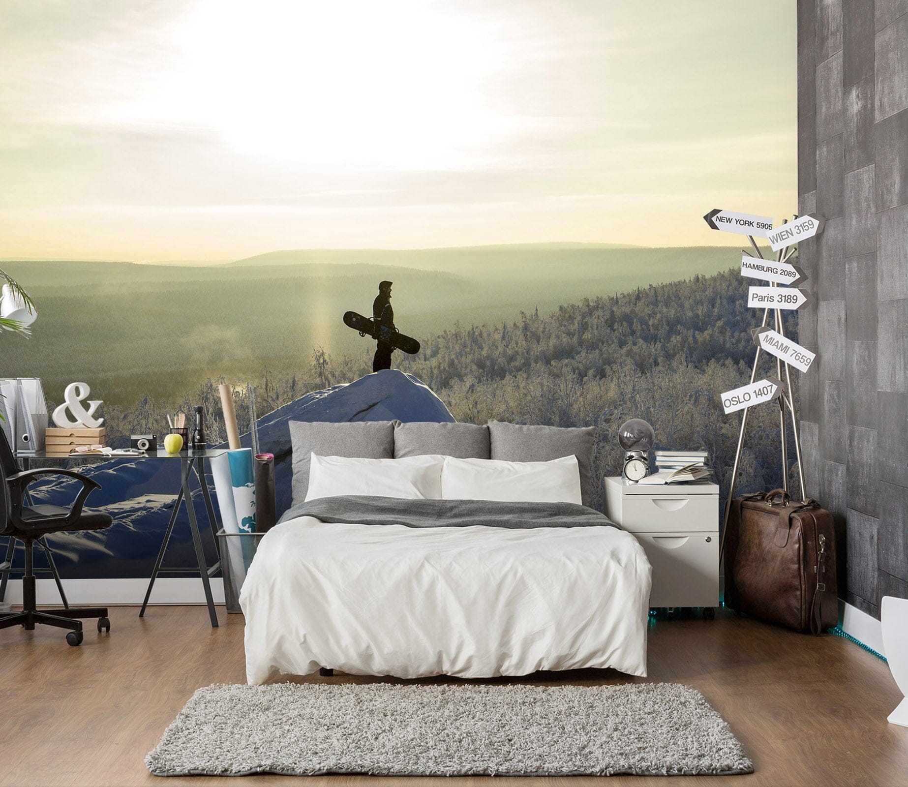 3D Snow Mountain 139 Wall Murals Wallpaper AJ Wallpaper 2 